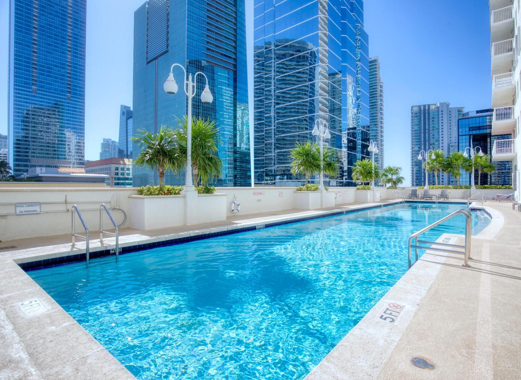 Oceanside Penthouse Apartment In Brickell Miami, Pool, Free Parking Luaran gambar