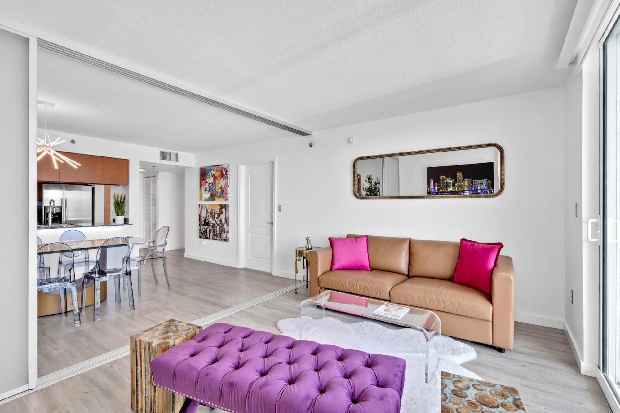 Oceanside Penthouse Apartment In Brickell Miami, Pool, Free Parking Luaran gambar