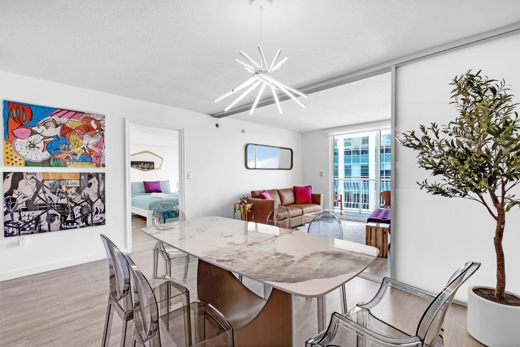 Oceanside Penthouse Apartment In Brickell Miami, Pool, Free Parking Luaran gambar