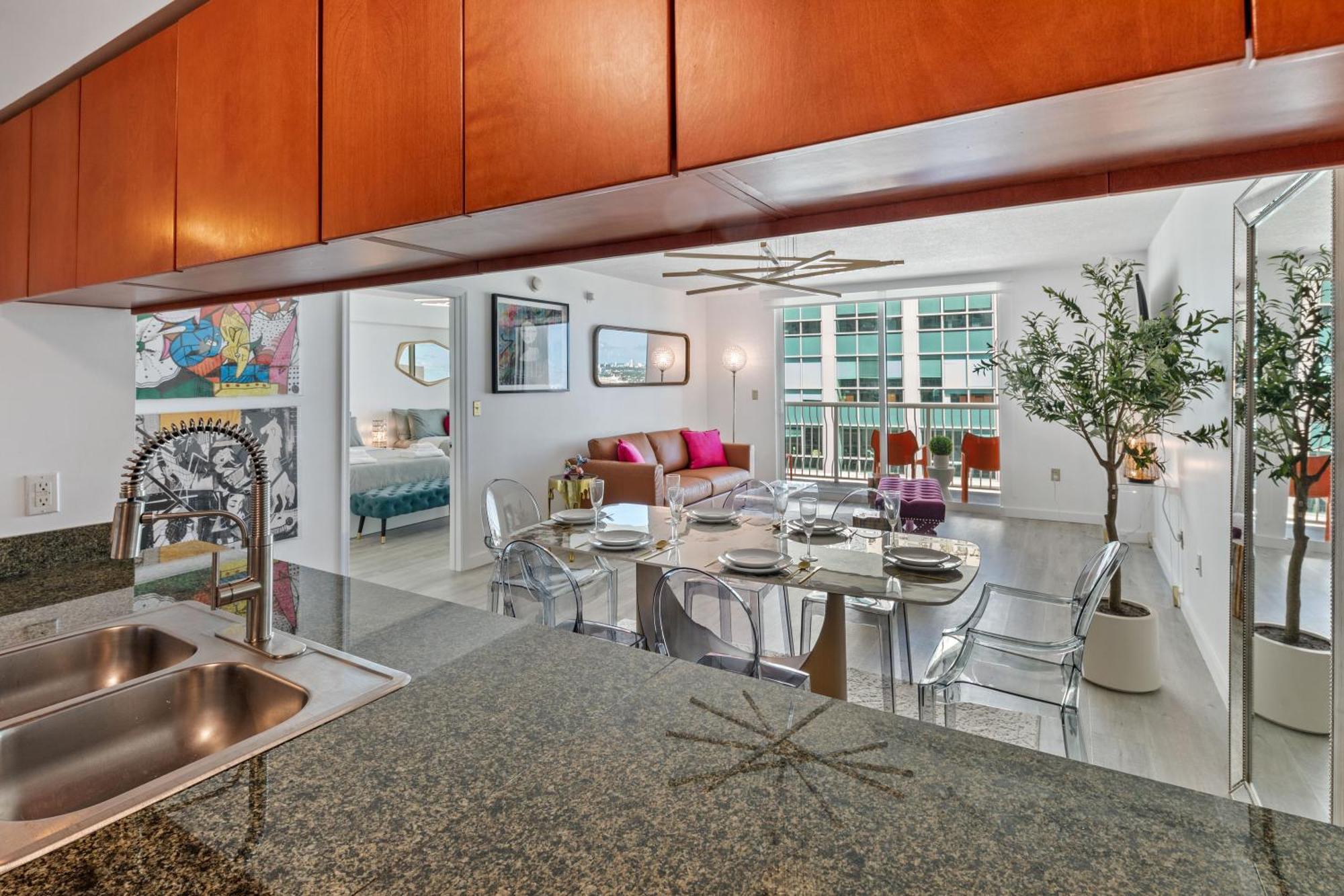Oceanside Penthouse Apartment In Brickell Miami, Pool, Free Parking Luaran gambar