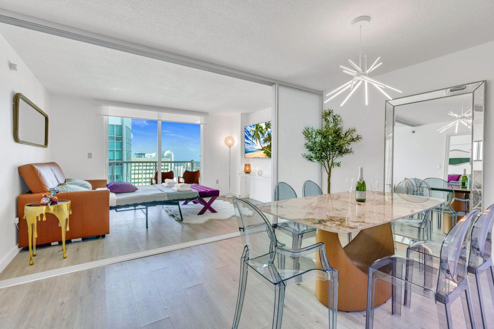 Oceanside Penthouse Apartment In Brickell Miami, Pool, Free Parking Luaran gambar